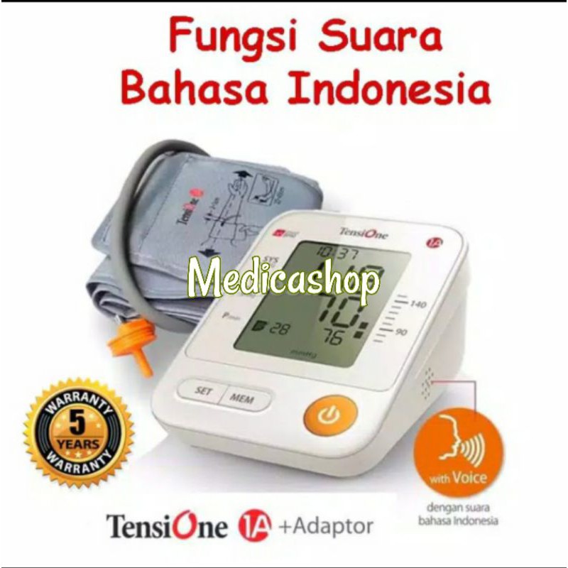 TensiOne Tensimeter Digital Dengan Suara - TensiOne 1A Onemed