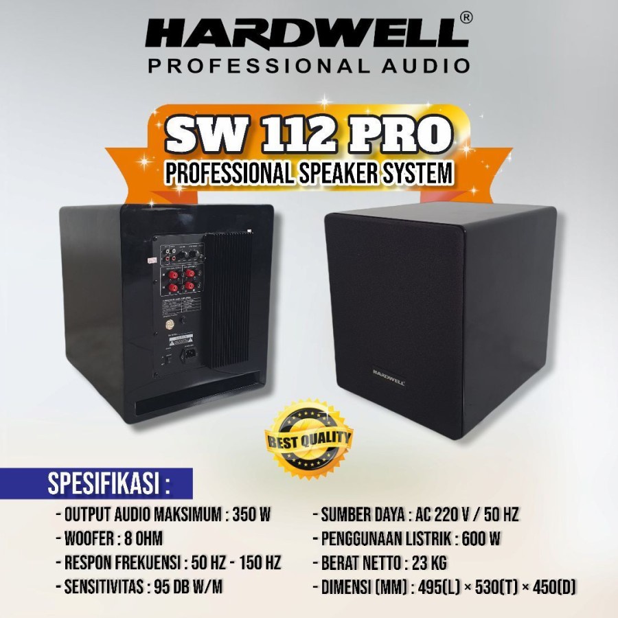Subwoofer Hardwell SW 112 Pro / SW 112Pro / SW112Pro Original