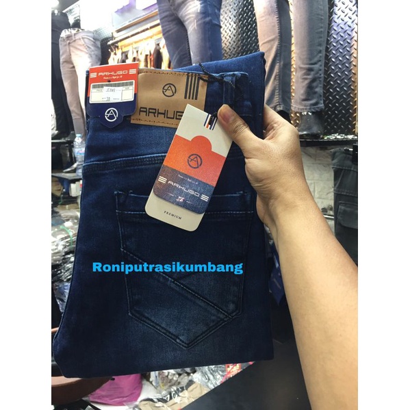 celana jeans Pria slim fit melar celana jeans slim fit original celana jeans Pria slim fit Stretch c