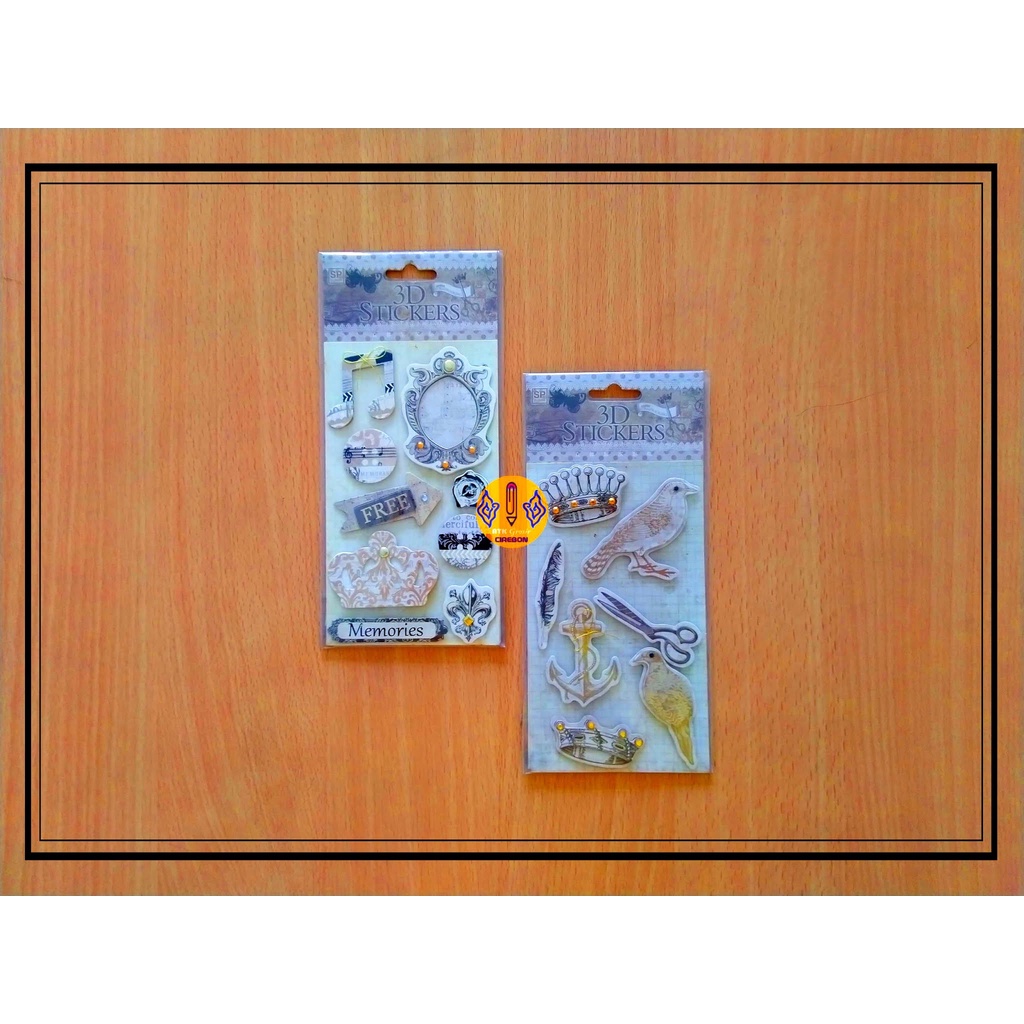

Stiker 3 Dimensi Kecil Im1411 SS-14009-14019 3D Stickers