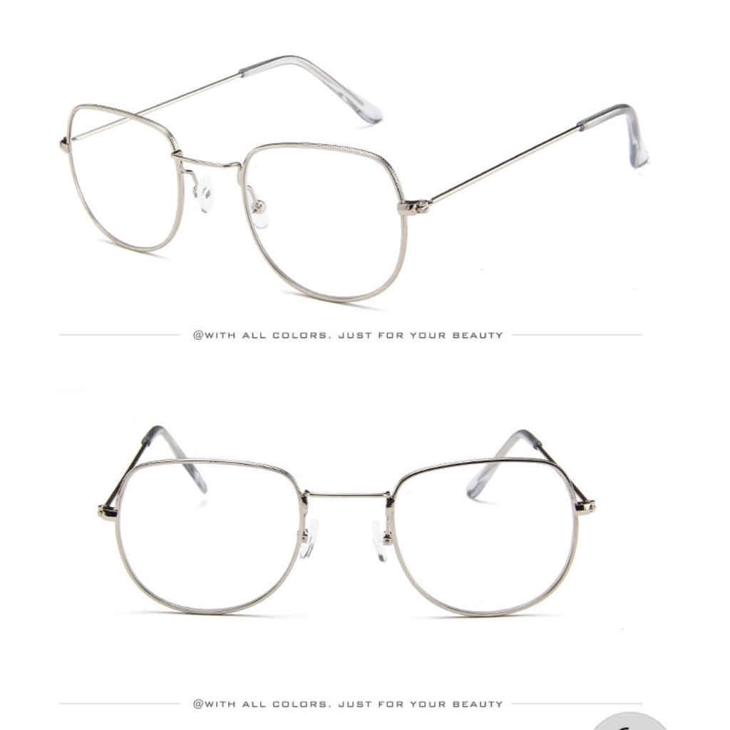 ☘SWEET☘ KACAMATA ANTI RADIASI MURAH FASHION PRIA DAN WANITA LENSA BENING-6