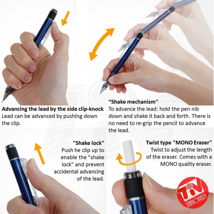 

Hot Sale Pensil Mekanik Shaker Tombow Mono-Graph 0.3 Mm Promo