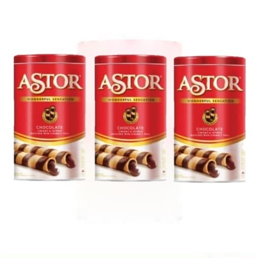 

504Oekho Astor Kaleng Chocolate Coklat 330 Gr 330Gr X 3 Pcs 6J477iyfi