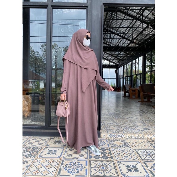 HAURA ABAYA/ABAYA DRESS/GAMIS SYARI/DRESS POLOS