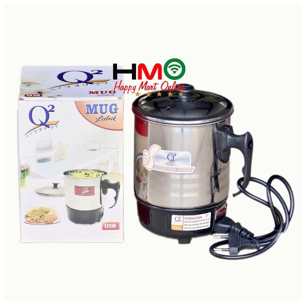 Mug Elektrik Q2 12CM Mug Listrik Q2 12 CM Mug Electric Q2-8012 Q2 8012