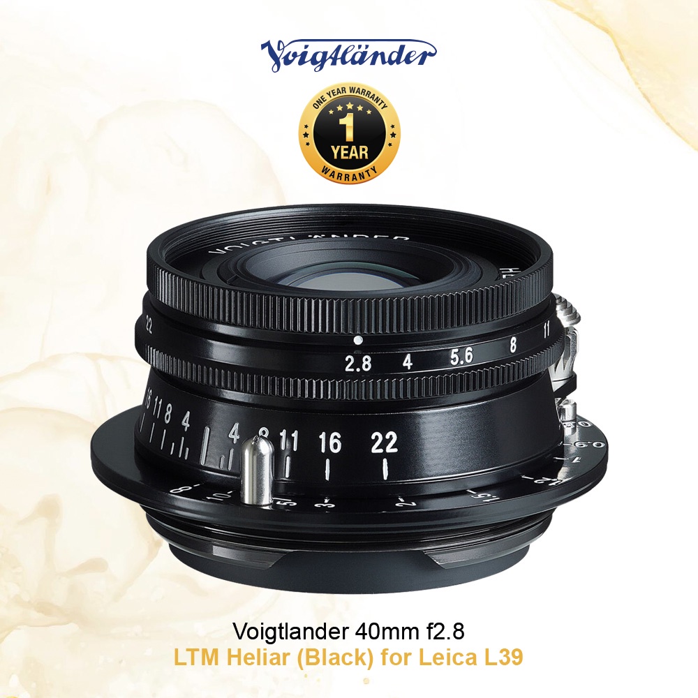 Voigtlander Lens 40mm f2.8 LTM Heliar for Leica 39mm -  Lensa Kamera - Lensa Leica - Leica Lens