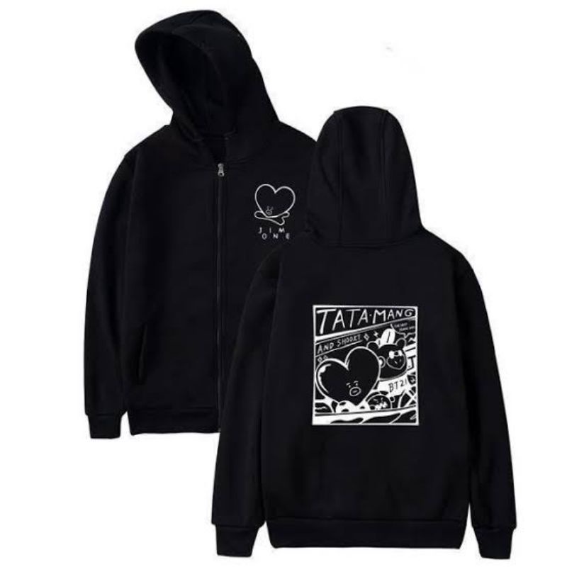 Zipper Bangtan THV Tata Mang DTF Print