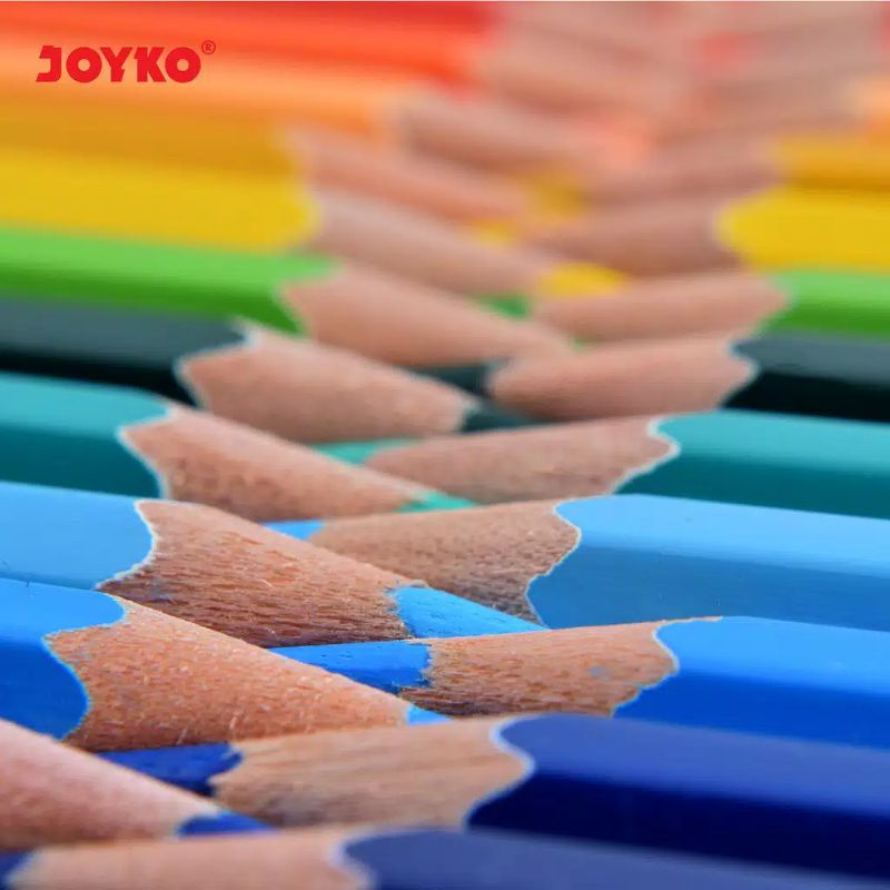 PENSIL WARNA JOYKO 24 WARNA Pensil Warna Joyko Superior Quality Color Pencils Hexagonal Grip PB
