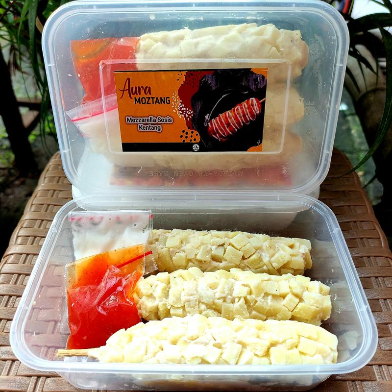 Mozarella Sosis Kentang Moztang 300gr isi 3pcs