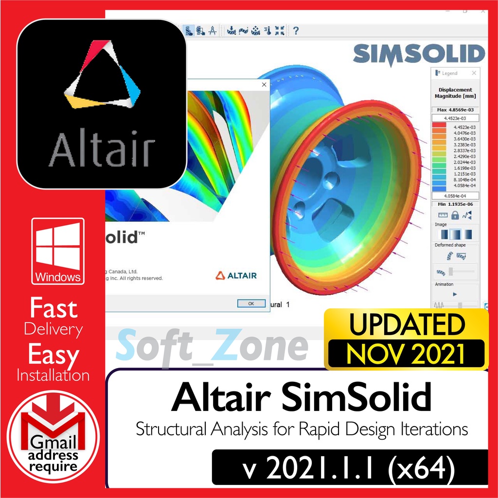 

Altr SmSld 2021.1.1 - Strctrl Anlyss fr Rpd Dsgn Itrtns [WINDOWS x64] - Dgtl Dwnld