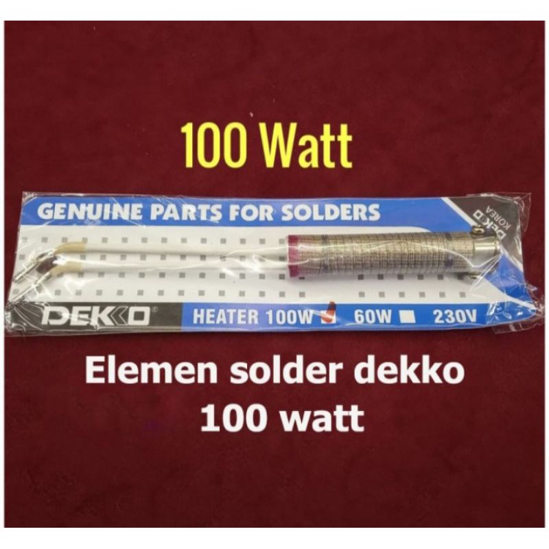 ELEMEN SOLDER DEKKO 100 WATT