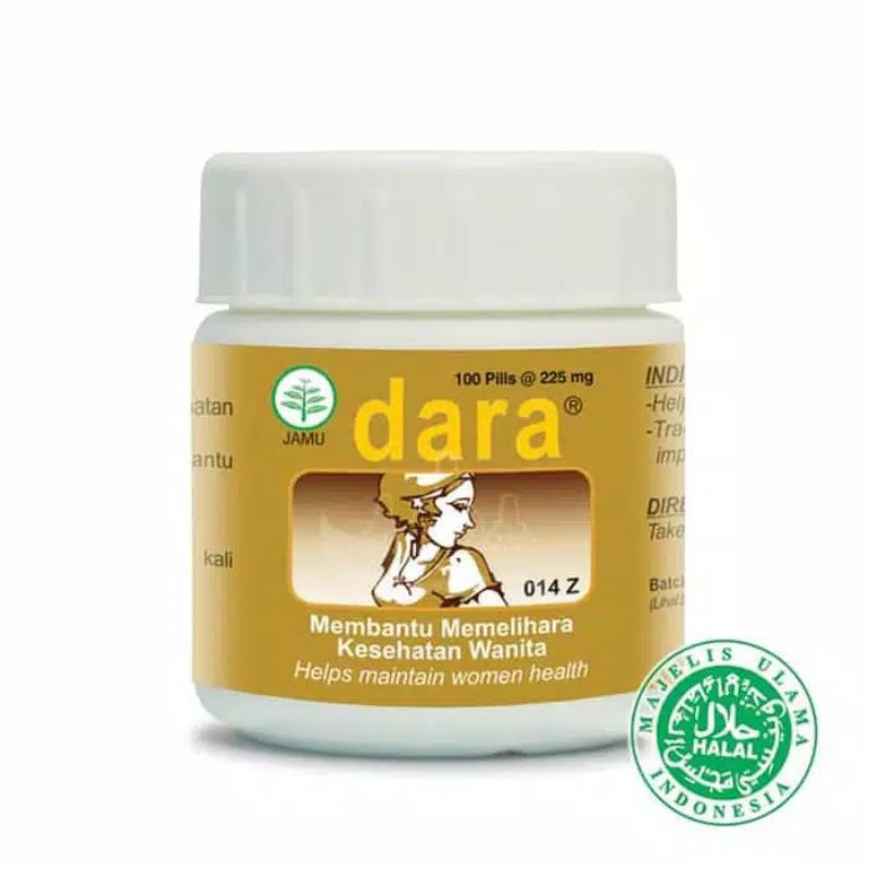 DARA 100 pil HERBAL ORI BOROBUDUR PENGENCANG PAYUDARA
