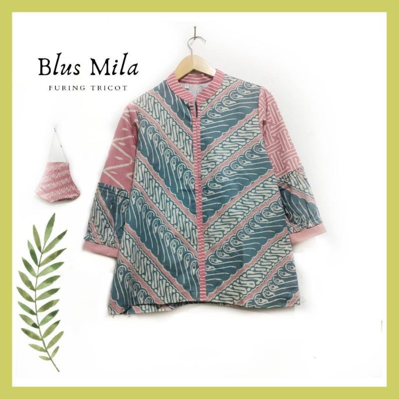 Blus Mila, furing tricot