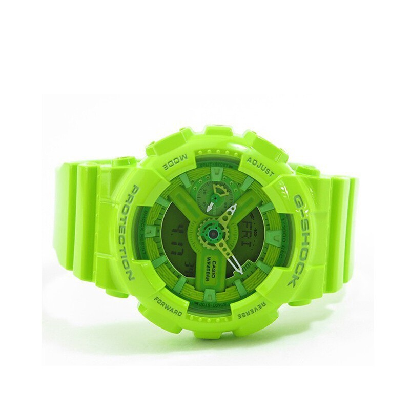 Casio G-Shock GA-S110 Men's Women's Sports Digital Watch Green GA-S110CC