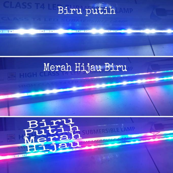 Aquarium Lampu Celup LED T4 Sakkai Pro SP80 / 80cm / 3 mode warna
