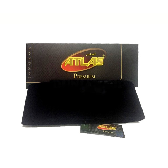 Peci Atlas Exclusive Polos Hitam nomor 4 5 6 7 8 9 10 Premium Songkok Tinggi 8 Tinggi 9 Tinggi 10 Ti