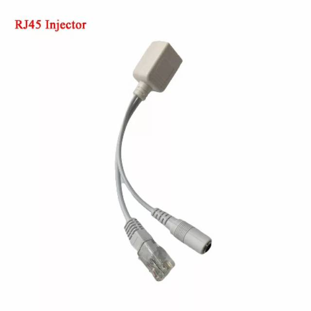 Kabel POE Injector Bawah Female CCTV Router Passive Bukan Splitter