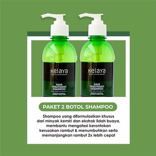 KELAYA HAIR TREATMENT Shampoo Shampo Penghitam Pemanjang Penumbuh