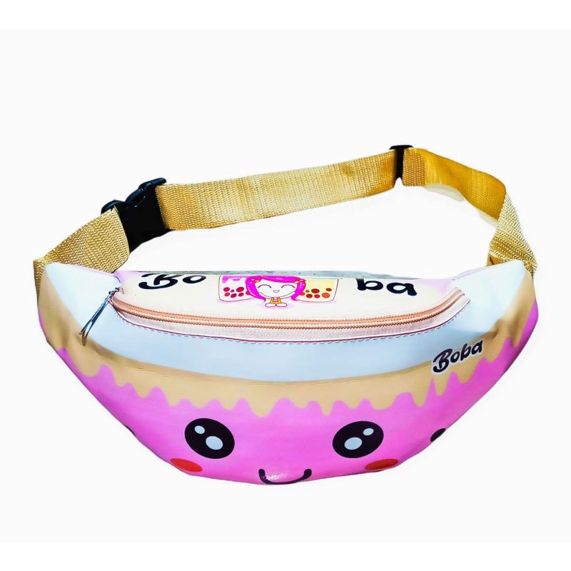 Waistbag anak Karakter/Tas Selempang Anak Boba/Tas Pinggang Murah Bagus/Tas Selempang Anak Cewek/Tas Pinggang Anak Perempuan/Tas Slempang Anak Perempuan/Waist bag Anak Cewek.