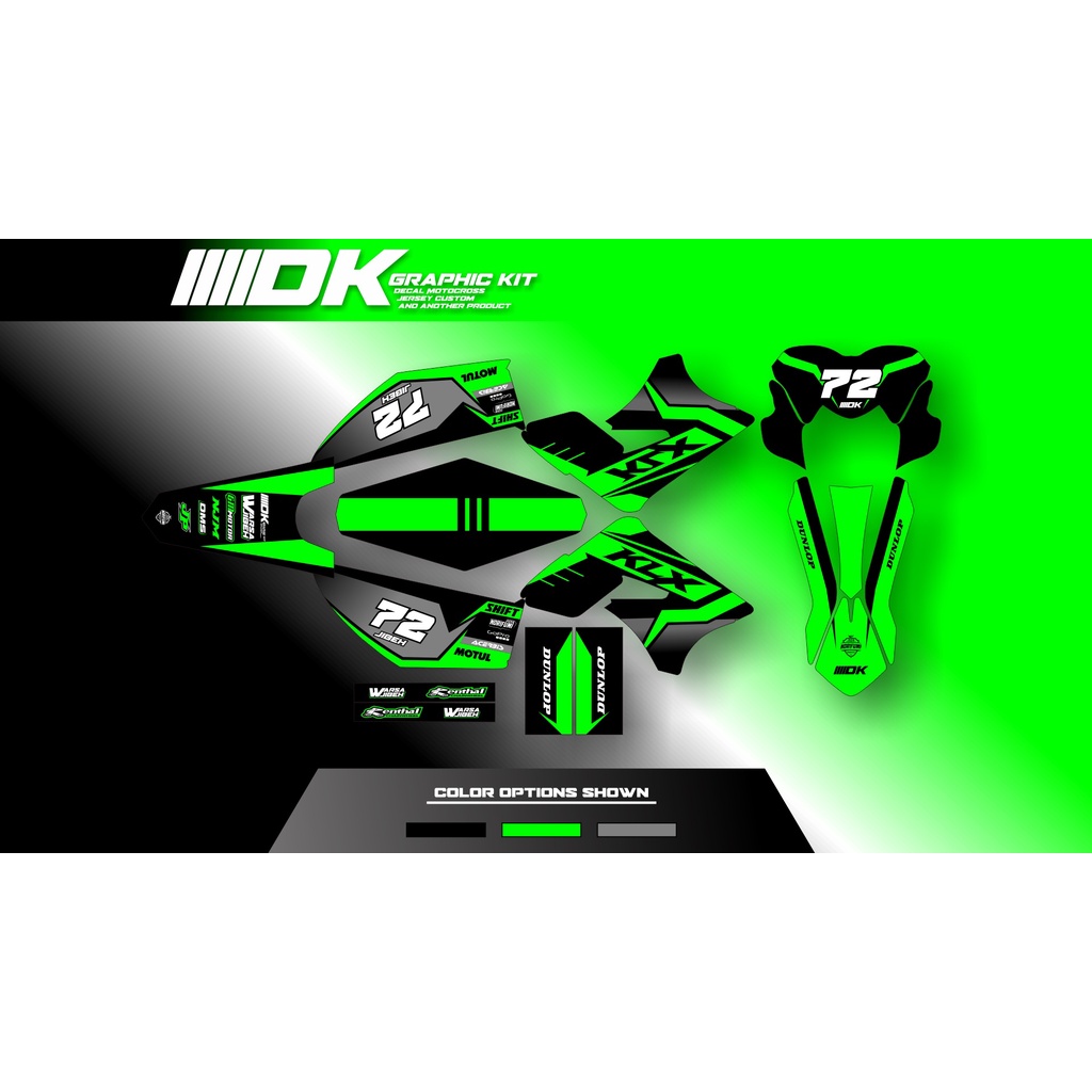 Decal Stiker Kawasaki KLX 150