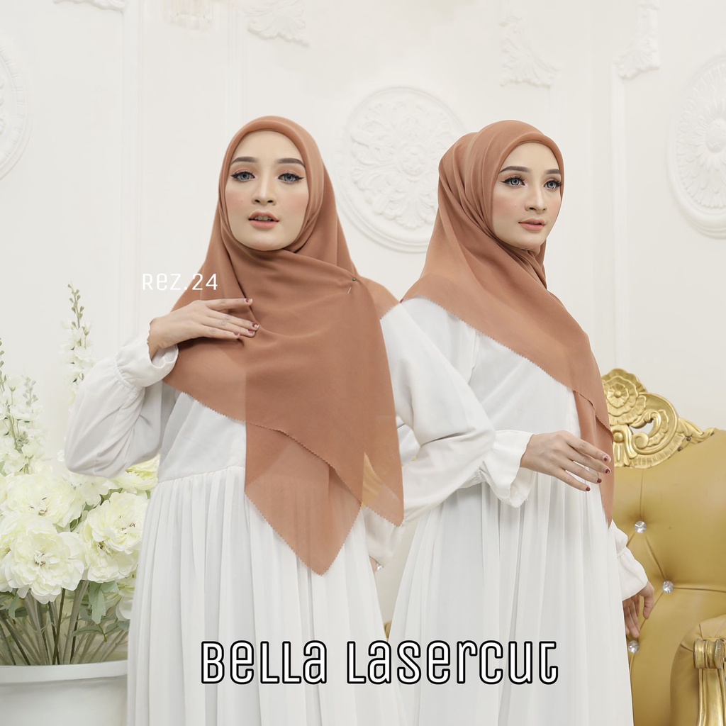 Bella Square Lasercut / Hijab Lasercut