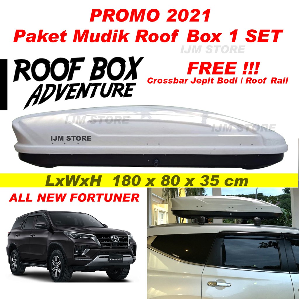 Roof Box All new Fortuner Bagasi atas mobil model thule 600L