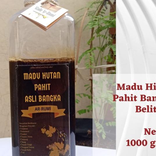 

Madu Asli Hitam Pahit Hutan Bangka Belitung 1000 gr / madu arrumi