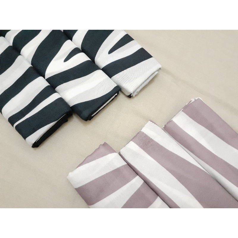 HIJAB SEGI EMPAT MOTIF ZEBRA| HIJAB MURAH | KERUDUNG MOTIF | HIJAB TERBARU | HIJAB VOAL