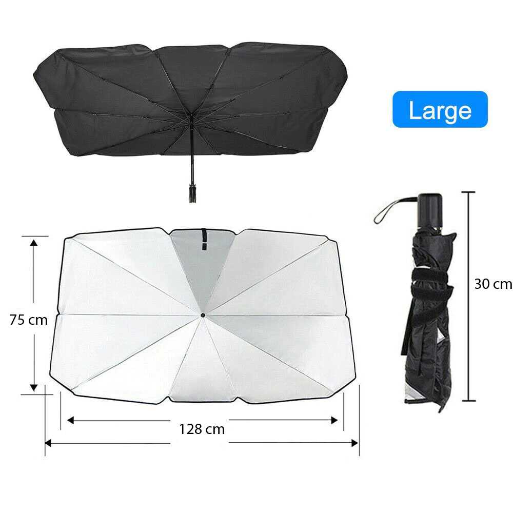 Payung Pelindung Anti Panas Mobil Kaca Depan / Umbrella Sunshade