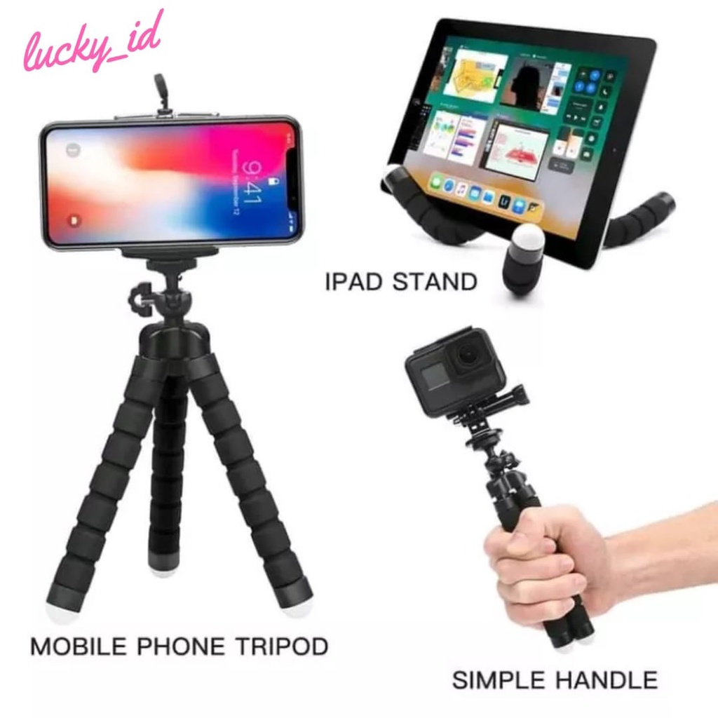 Tripod Spider Flexible Mini Tripod + Holder U