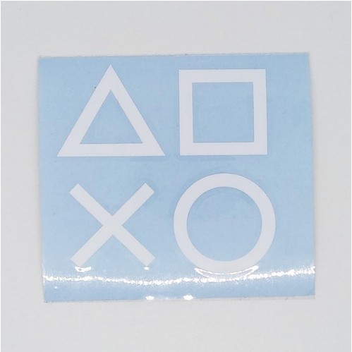 Stiker Playstation Tombol Games PS Logo Cutting Sticker 8cm