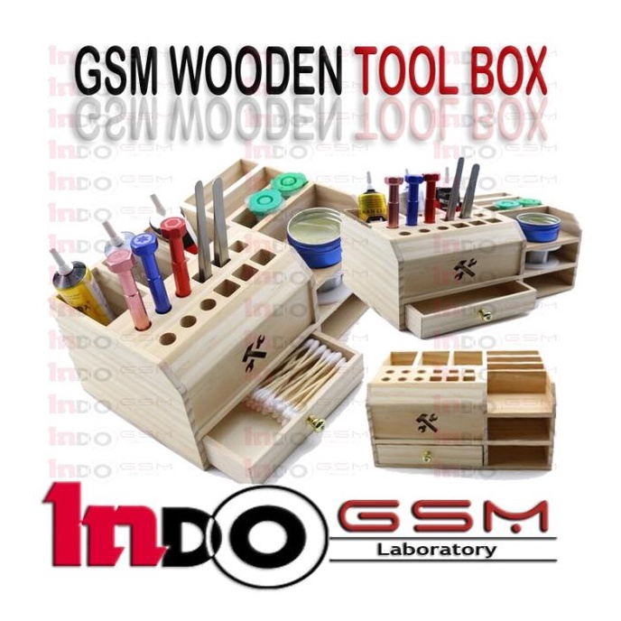 Rak Obeng HP Tool Box GSM Tempat Alat Service Handphone TOOL BOX