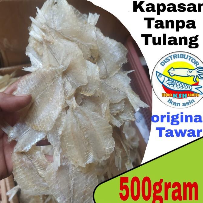 

Ikan Asin Kapasan Tawar Tanpa Tulang-500Gram