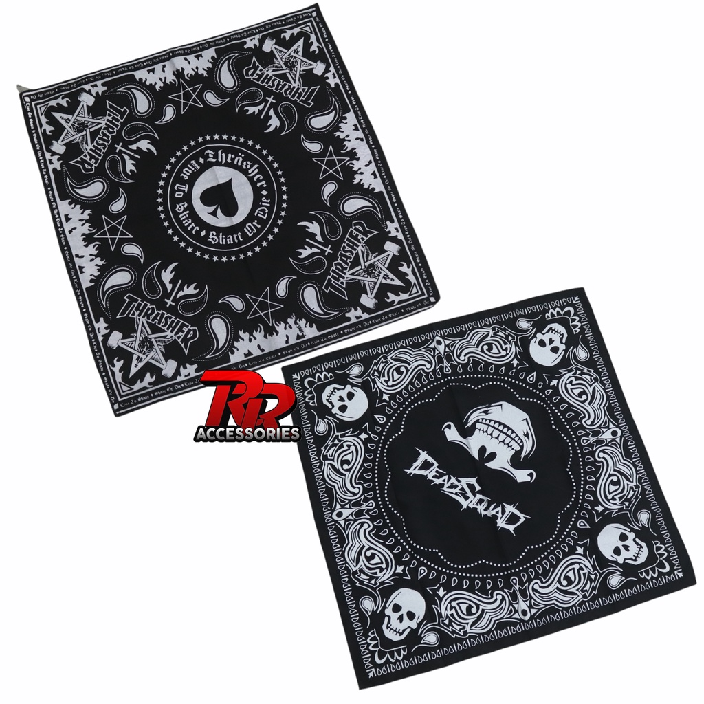 Slayer Bandana USA / Syal slayer motif Bendera Amerika Premium Distro Kekinian