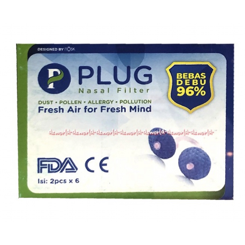 Plug Nasal Filter 12pcs Fresh Air For Fresh Main Bebas Debu 96% Alat Untuk Penyaring Udara di Hidung