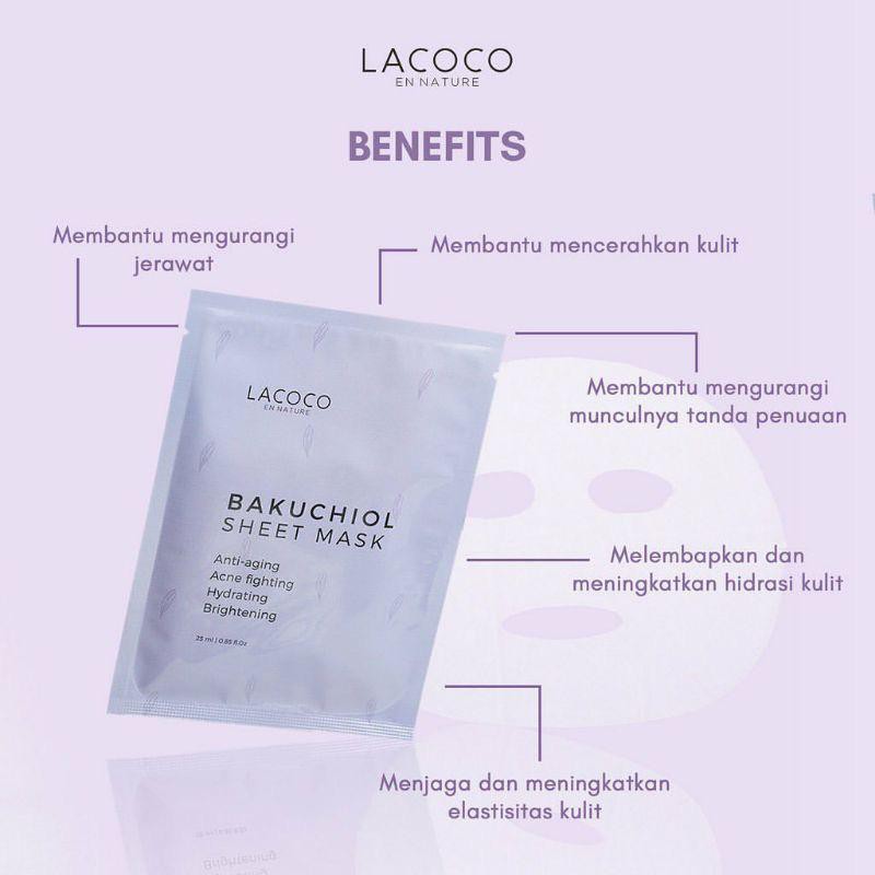 LACOCO Bakuchiol Sheet Mask