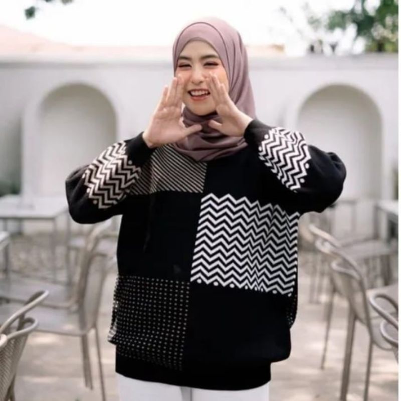 Sweater rajut wanita premium vintage NAMIRA @CS065