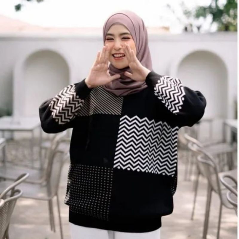 Sweater rajut wanita premium vintage NAMIRA @CS065