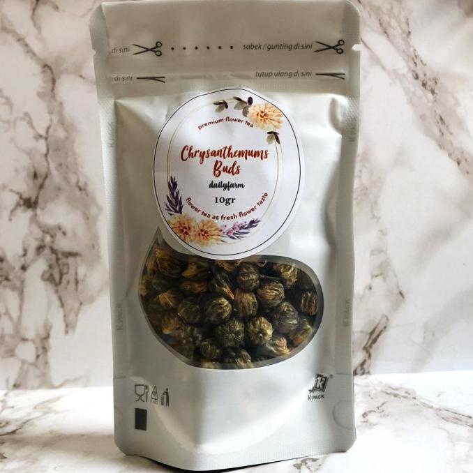 

( 10 ) Teh bunga krisantemum - baby Chrysanthemum Tea - Daily Farm