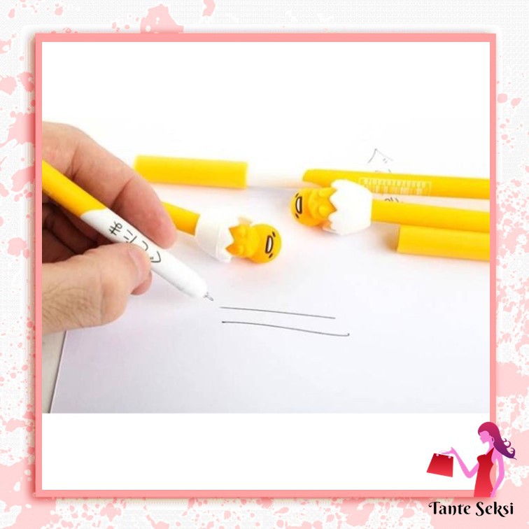 

Ballpoint Kuning Lucu Unik ATK Alat Tulis Pulpen Karakter Gudetama Pen Pena Bolpoin