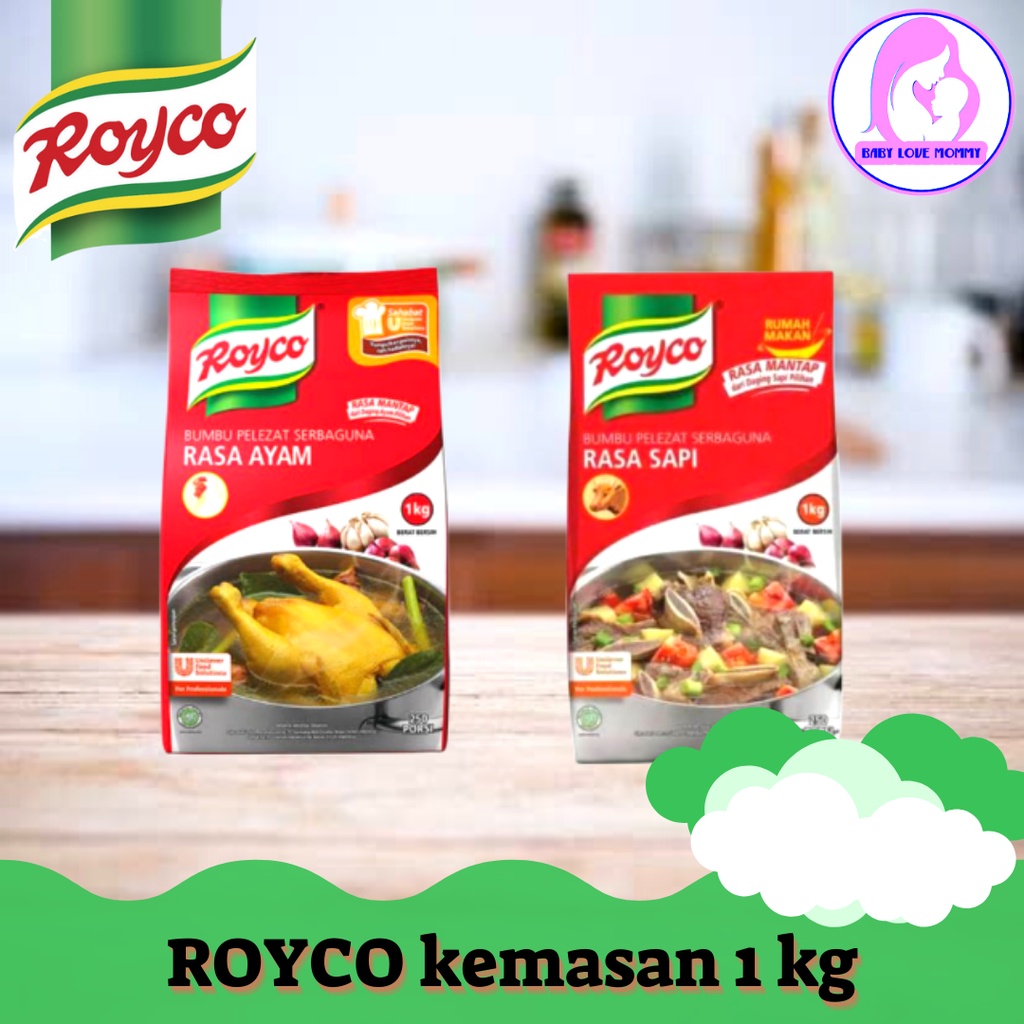 

Royco ayam 1kg / royco sapi kemasan 1kg