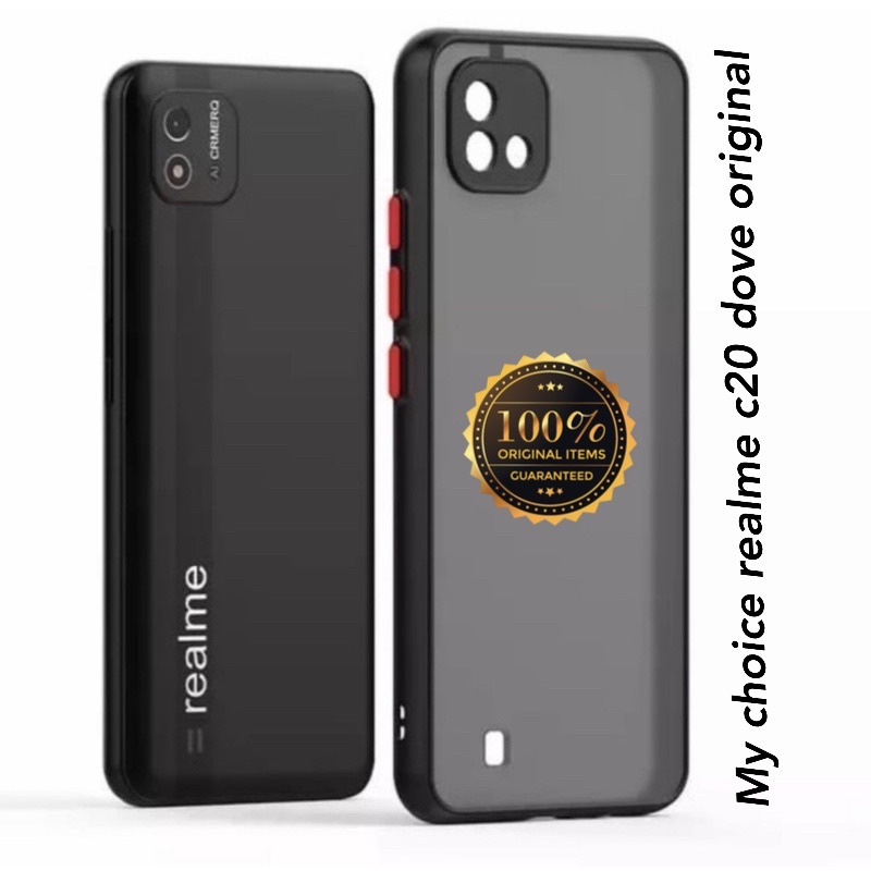 PROMO CASE DOVE REALME C20 C11 C12 C15 C17 C21 C25 C2 C3 MY CHOICE PROTECTOR