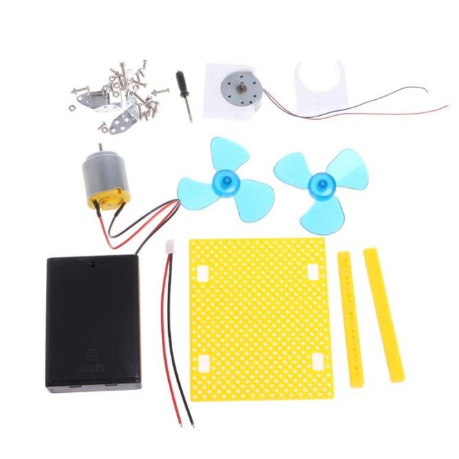 Generator Turbin Angin Mini Led Dc Ac Untuk Edukasi Anak