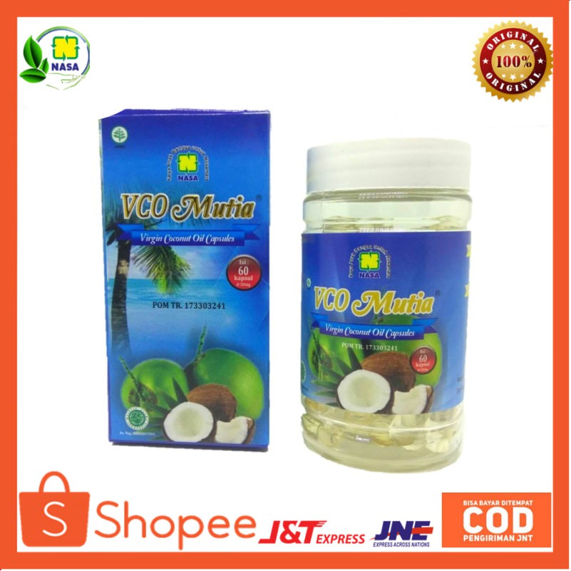 

COD Kapsul Kembali Virgin - Minyak Kelapa Asli Virgin Coconut Oil - VCO