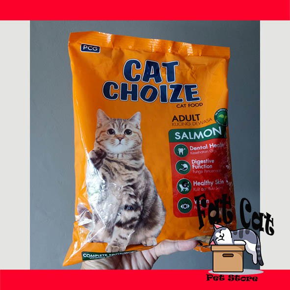 Cat choize adult makanan kucing  CAT CHOIZE SALMON / TUNA 800Gr