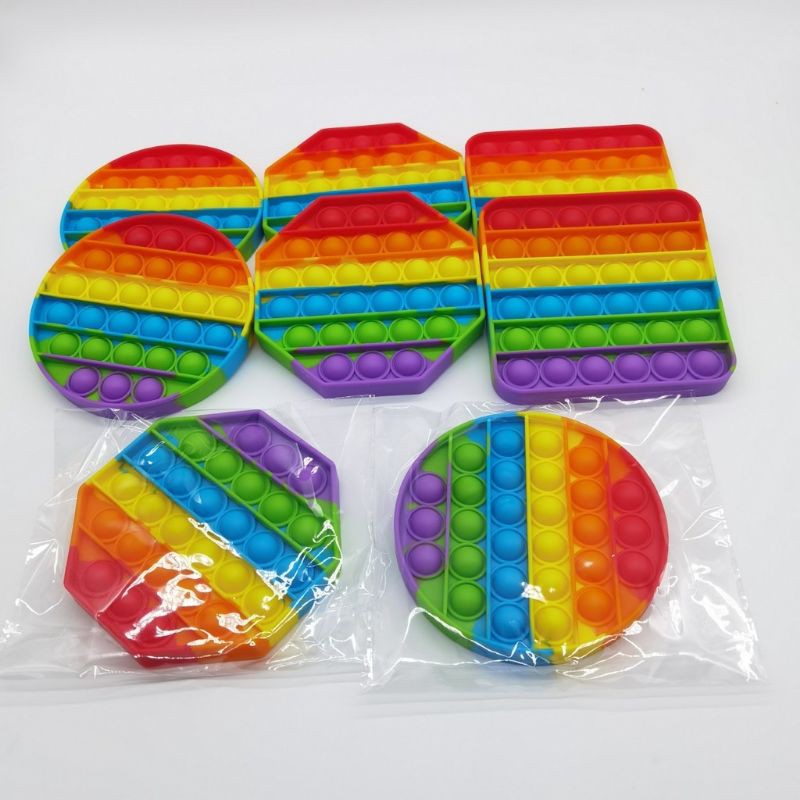 MAINAN POP IT PENGHILANG STRESS / MAINAN EDUKASI POP IT ANAK / MAINAN POPIT PELANGI MURAH