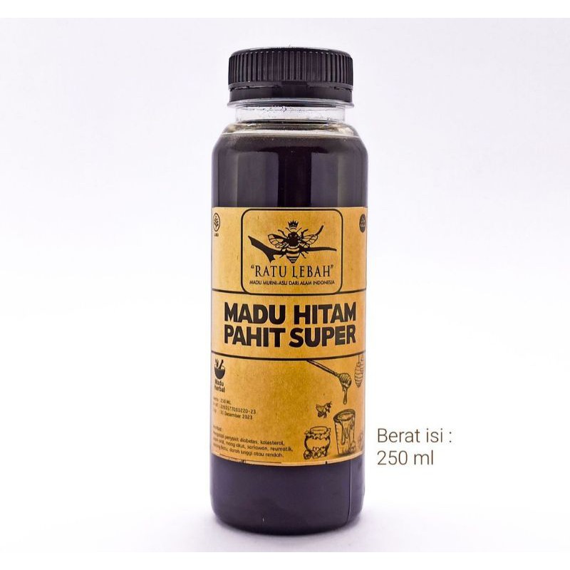 

MADU HITAM PAHIT MURNI 100% ASLI FRESH 250 ML RATU LEBAH