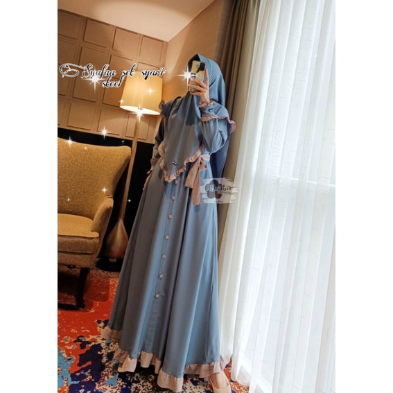 SYAFAA SET SYARI GAMIS SET SYARI ORIGINAL BY ATHATA EXCLUSIVE