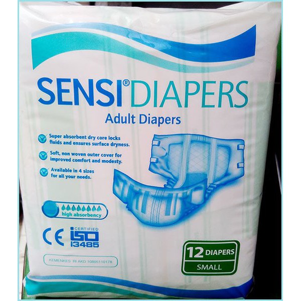 Popok Dewasa Sensi Diapers s Isi 12