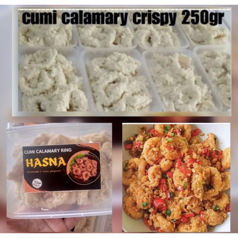 

Cumi Calamari Ring 200 gr (Hasna)
